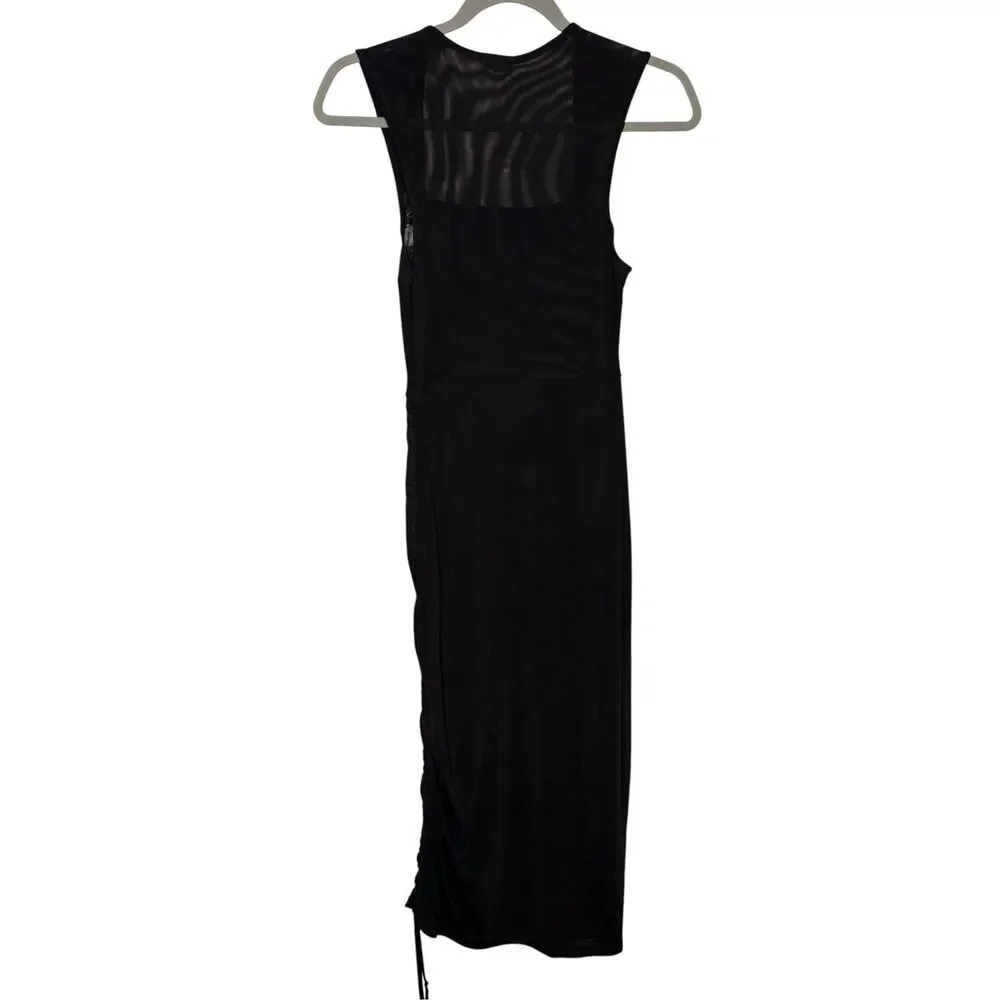 Free People Corset-is Convertible Mesh Bodycon Dress Size Small NWT - Picture 4 of 7